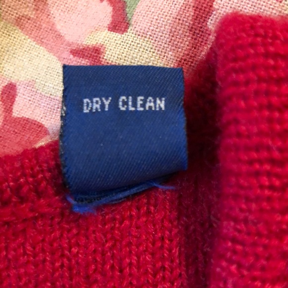 Vtg KAREN SCOTT sz Medium  100% Wool Christmas Tree Festive Embroidered HongKong - Picture 12 of 16